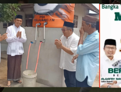 Komitmen Pasangan Algafry-Efrianda Distribusikan Air Bersih kepada Masyarakat Desa Lampur